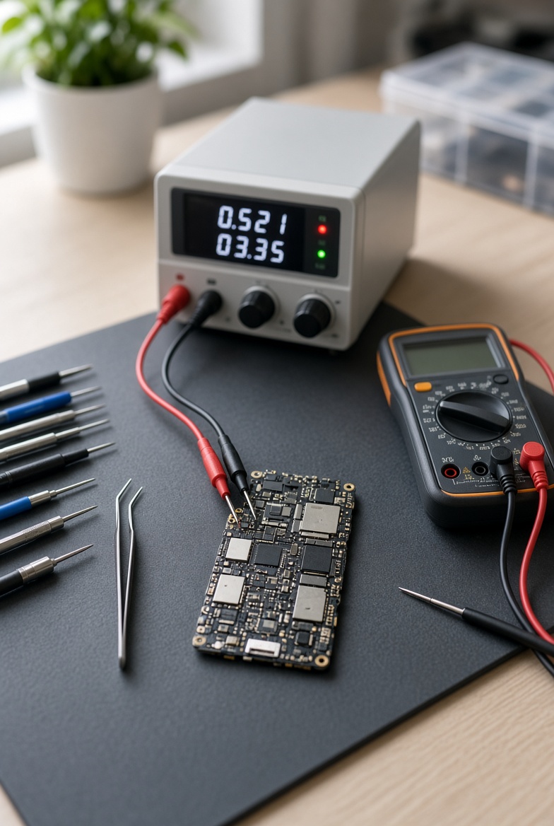 Current draw testing with a lab PSU